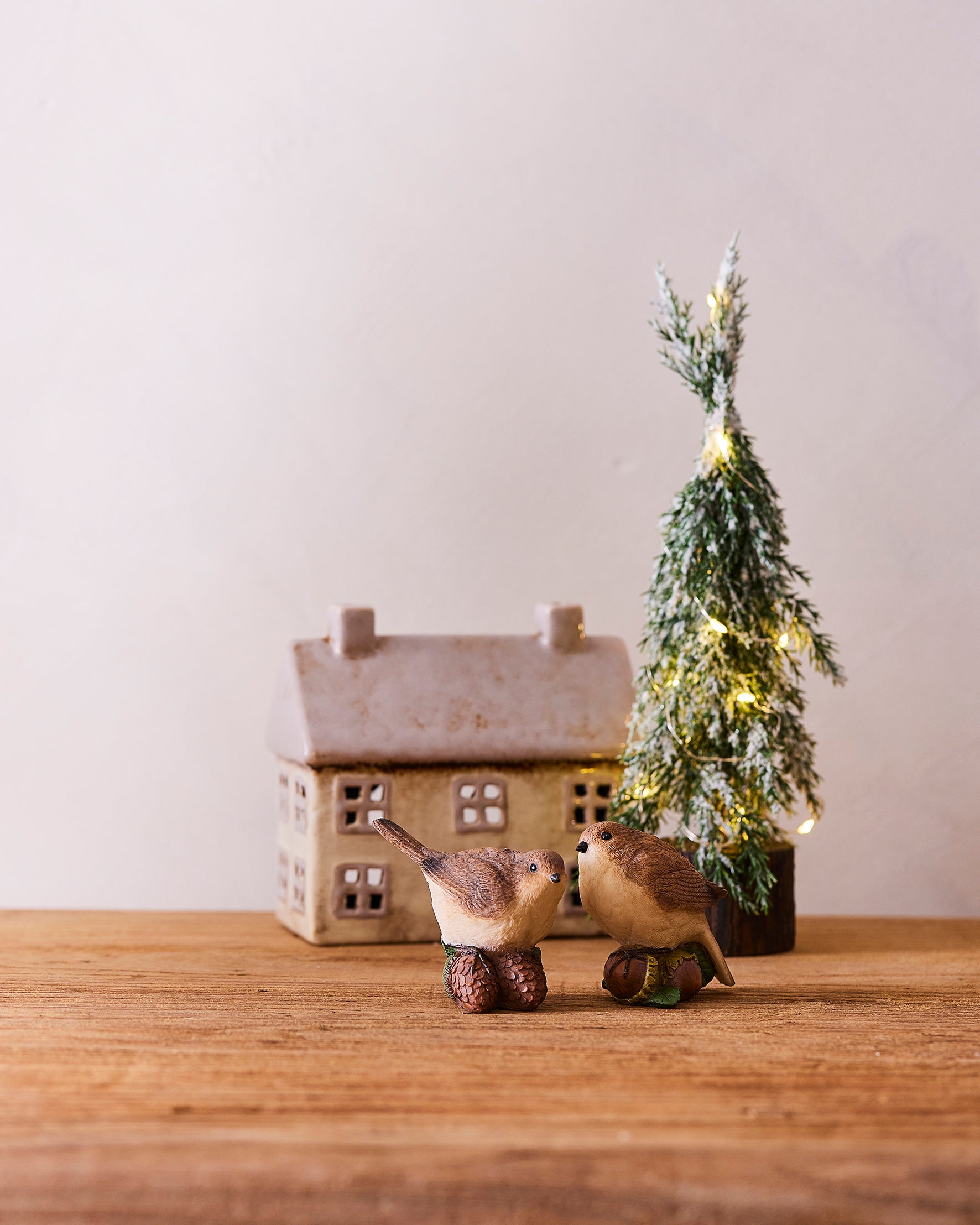 Alsace Cottage Tea Light in Light Grey YA0017