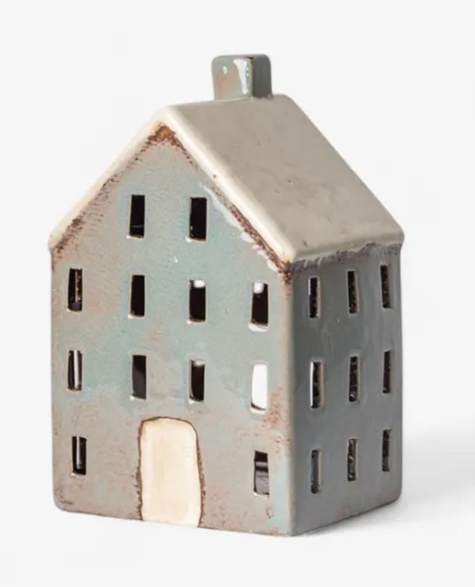 Alsace Tea Light Chalet Blue YA0042