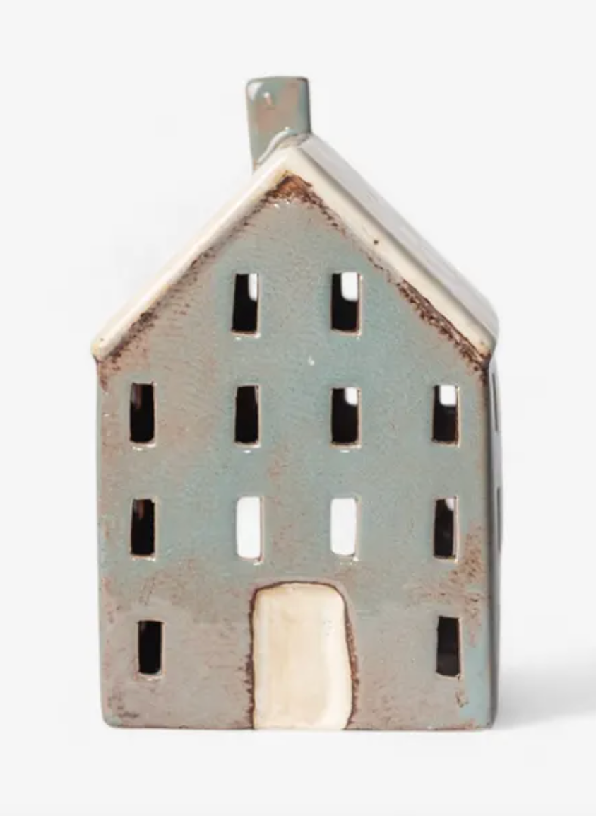 Alsace Tea Light Chalet Blue YA0042