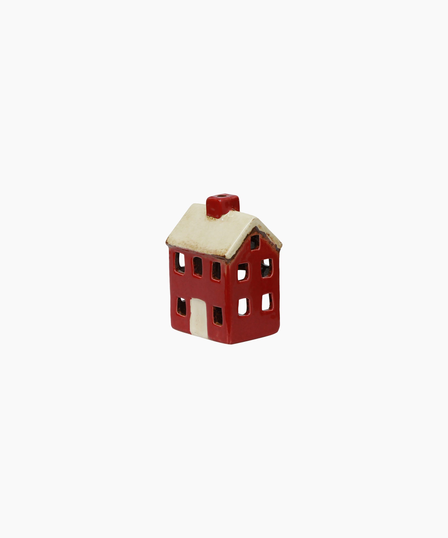 Alsace Petite Tea Light Chalet Red Cream YA0088