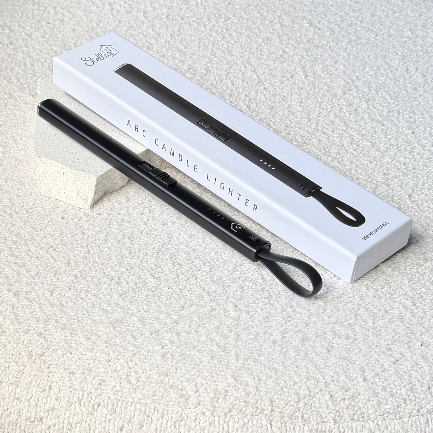 Rechargeable Arc Lighter Black